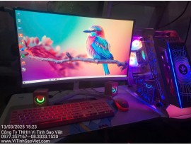 FULL GIÀN E5 2676V3 - 16GB - GTX 750TI - 27IN CONG 100HZ NEW