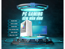 SVG GAMING  Intel i3 6100 kèm Màn Hình 22In