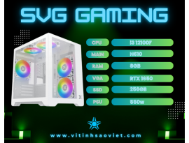 SVG GAMING i3 12100F | VGA 1650 | RAM 8GB