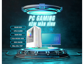 SVG GAMING Intel i3 6100 kèm Màn Hình 22In